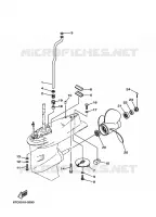 LOWER CASING & DRIVE 2 for Yamaha F30 2007