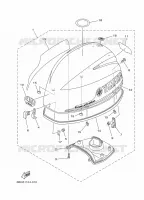 TOP COWLING for Yamaha F30 2013