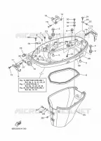 BOTTOM COWLING 1 for Yamaha F30 2012