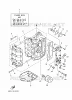 CYLINDER / CRANKCASE 1 for Yamaha F30 2012