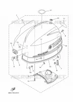 TOP COWLING for Yamaha F30 2012