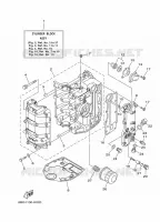 CYLINDER / CRANKCASE 1 for Yamaha F30 2012