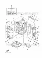 CYLINDER / CRANKCASE 1 for Yamaha F30 2012