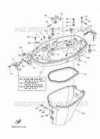 BOTTOM COWLING 1 for Yamaha F30 2012