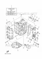CYLINDER / CRANKCASE 1 for Yamaha F30 2012
