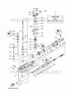 LOWER CASING & DRIVE 1 for Yamaha F30 2012