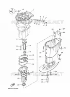 UPPER CASING for Yamaha F30 2012
