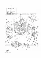 CYLINDER / CRANKCASE 1 for Yamaha F30 2012