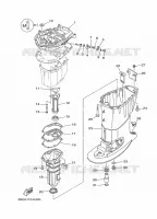 UPPER CASING for Yamaha F30 2012