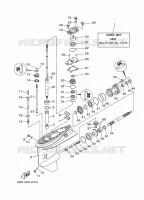 LOWER CASING & DRIVE 1 for Yamaha F30 2012