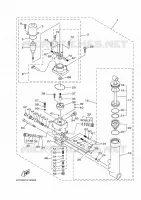 POWER TILT ASSEMBLY for Yamaha FT25 2001