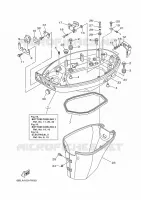 BOTTOM COWLING 1 for Yamaha FT25 2017