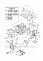 CYLINDER / CRANKCASE 1 for Yamaha FT25 2017