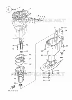 UPPER CASING for Yamaha FT25 2011