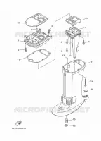 UPPER CASING for Yamaha 40 2015