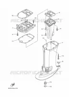 UPPER CASING for Yamaha 40 2014