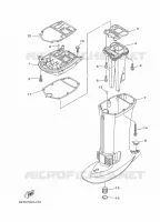 UPPER CASING for Yamaha 40 2013