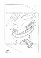 TOP COWLING for Yamaha 40 2012
