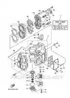 CYLINDER / CRANKCASE for Yamaha 40 2011