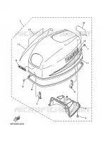 TOP COWLING for Yamaha 40 2011
