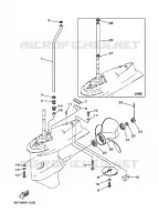 LOWER CASING & DRIVE 2 for Yamaha (E)40 2001