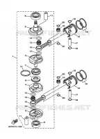 CRANKSHAFT / PISTON for Yamaha (E)40 2001