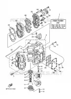 CYLINDER / CRANKCASE for Yamaha (E)40 2001