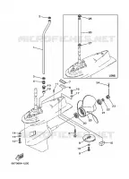 LOWER CASING & DRIVE 2 for Yamaha (E)40 2001