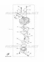 CARBURETOR for Yamaha (E)40 2001