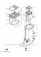 UPPER CASING for Yamaha (E)40 2001
