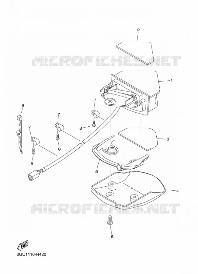 TAIL LIGHT Yamaha MOTO 250 2019 WRF  WR250F