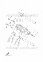 GEAR SHIFT SELECTOR DRUM / FORKS for Yamaha MT 2019