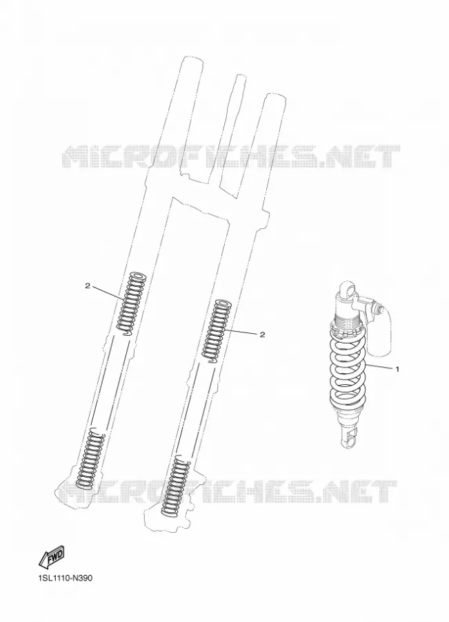 OPTIONAL PARTS Yamaha MOTO 450 2019 WRF  WR450F