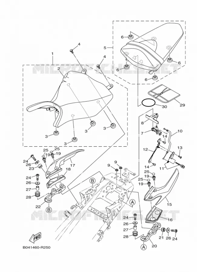 SEAT Yamaha MOTO 300 2019 MT  MTN320-A