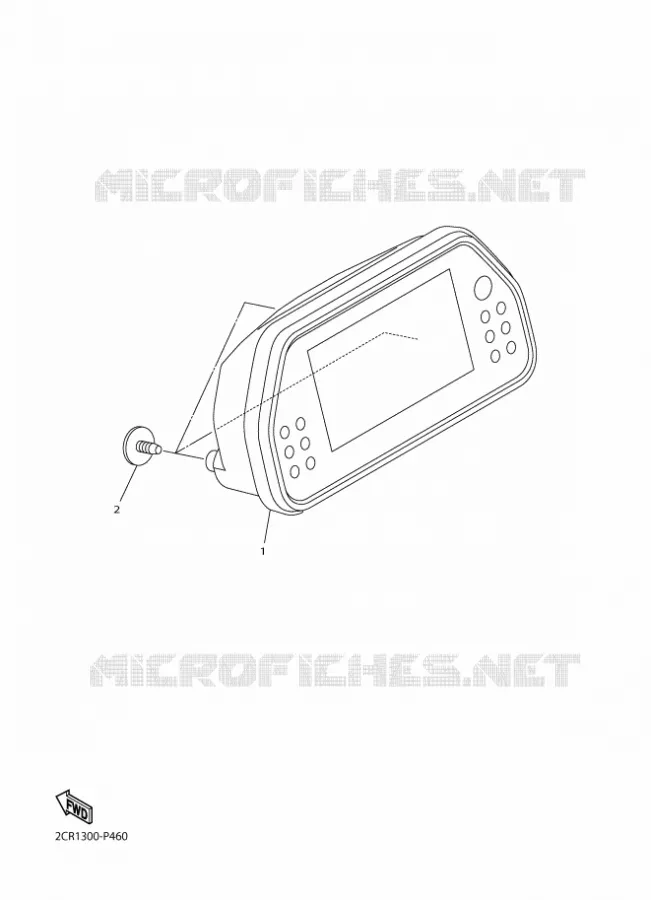 SPEEDOMETER Yamaha MOTO 1000 2019 R1  YZF-R1
