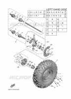 FRONT WHEEL for Yamaha WOLVERINE 2019
