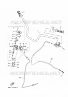 HANDLEBAR & CABLES for Yamaha KODIAK 2019