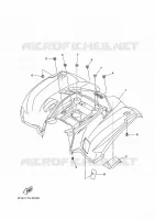 REAR FENDER for Yamaha KODIAK 2019