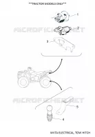 WVTA ELECTRICAL / TOW HITCH for Yamaha KODIAK 2019