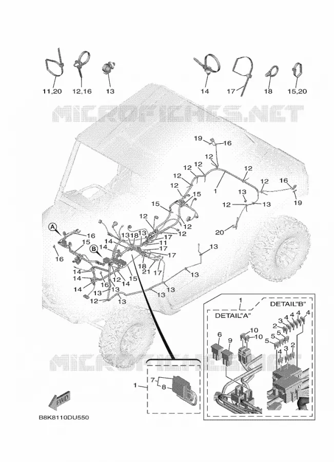 ELECTRICAL 3 Yamaha SIDE BY SIDE 850 2019 WOLVERINE  YXE850ENS/YXE85WPLK