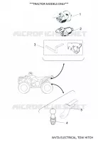 WVTA ELECTRICAL / TOW HITCH for Yamaha KODIAK 2019