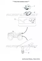 WVTA ELECTRICAL / TOW HITCH for Yamaha KODIAK 2019