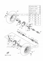 FRONT WHEEL for Yamaha KODIAK 2019