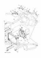 RADIATOR / HOSES for Yamaha KODIAK 2019