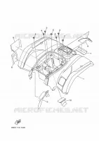 REAR FENDER for Yamaha KODIAK 2019