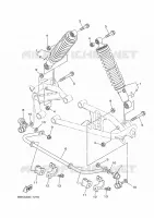 REAR SHOCK ABSORBER for Yamaha KODIAK 2019