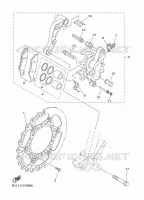 FRONT BRAKE CALIPER for Yamaha YZ 2020