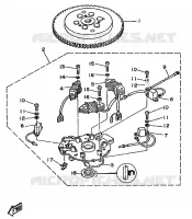 ALTERNATIVE PARTS 8 for Yamaha 40 1993