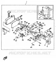 REMOTE CONTROL ASSEMBLY 1 for Yamaha 40 1993