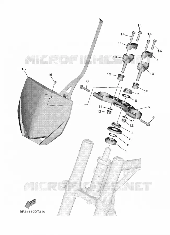 STEERING Yamaha MOTO 65 2020 YZ  YZ65
